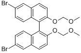 (R)-(+)-6,6'-DIBROMO-2,2'-BIS(METHOXYMETHOXY)-1,1'-BINAPHTHYL CAS#: 179866-74-1