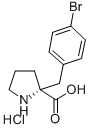 (R)-ALPHA-(4-BROMOBENZYL)-PROLINE-HCL CAS#: 637020-91-8