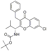 (R)-tert-butyl 1-(3-benzyl-7-chloro-4-oxo-4H-chromen-2-yl)-2-methylpropylcarbamate CAS#: 618430-24-3