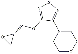 (S)-4-[4-(Oxiranylmethoxy)-1,2,5-thiadiazol-3-yl]morpholine CAS#: 69500-53-4
