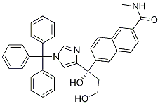 (S)-6-(1,3-dihydroxy-1-(1-trityl-1H-iMidazol-4-yl)propyl)-N-Methyl-2-naphthaMide CAS#: 566200-79-1
