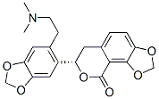 (S)-7-[6-[2-(Dimethylamino)ethyl]-1,3-benzodioxol-5-yl]-6,7-dihydro-9H-1,3-dioxolo[4,5-h][2]benzopyran-9-one CAS#: 61224-21-3