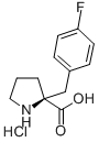 (S)-ALPHA-(4-FLUOROBENZYL)-PROLINE-HCL CAS#: 637020-70-3