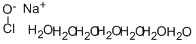 SODIUMHYPOCHLORITEHEPTAHYDRATE CAS#: 64131-03-9