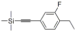 Silane, [(4-ethyl-3-fluorophenyl)ethynyl]trimethyl- (9CI) CAS#: 627463-19-8