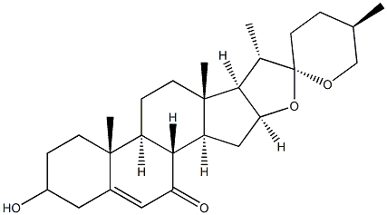 Spirost-5-en-7-one, 3-hydroxy-, (5b,25R)- CAS#: 6877-72-1
