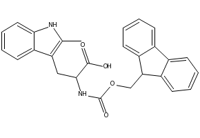 Structue-of-Fmoc-D-2-Me-Trp-CAS-196808-79-4