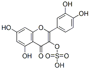 Sulfuric acid 3',4',5,7-tetrahydroxyflavone-3-yl ester CAS#: 60889-05-6