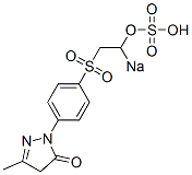 Sulfuric acid=2-[p-(3-methyl-5-oxo-2-pyrazolin-1-yl)phenylsulfonyl]ethyl=sodium ester salt CAS#: 66280-51-1