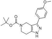 TERT-BUTYL 3-(4-METHOXYPHENYL)-6,7-DIHYDRO-1H-PYRAZOLO[4,3-C]PYRIDINE-5(4H)-CARBOXYLATE CAS#: 661487-36-1