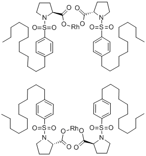 TETRAKIS[(S)-(-)-N-(P-DODECYLPHENYLSULFONYL)PROLINATO]DIRHODIUM(II) CAS#: 179162-34-6