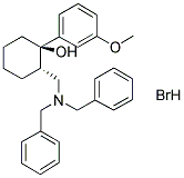 TRANS-(+/-)-2-[(N,N-DIBENZYLAMINO)METHYL]-1-(3-METHOXYPHENYL)CYCLOHEXANOL, HYDROBROMIDE CAS#: 66170-21-6