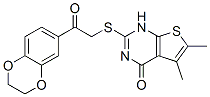 Thieno[2,3-d]pyrimidin-4(1H)-one, 2-[[2-(2,3-dihydro-1,4-benzodioxin-6-yl)-2-oxoethyl]thio]-5,6-dimethyl- (9CI) CAS#: 606107-49-7