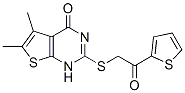 Thieno[2,3-d]pyrimidin-4(1H)-one, 5,6-dimethyl-2-[[2-oxo-2-(2-thienyl)ethyl]thio]- (9CI) CAS#: 606107-45-3