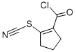 Thiocyanic acid, 2-(chlorocarbonyl)-1-cyclopenten-1-yl ester (9CI) CAS#: 65200-30-8