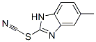 Thiocyanic acid, 5-methyl-1H-benzimidazol-2-yl ester (9CI) CAS#: 66558-19-8