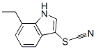 Thiocyanic acid, 7-ethyl-1H-indol-3-yl ester (9CI) CAS#: 691848-34-7