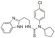 Thiourea, N-[2-(1H-benzimidazol-2-yl)ethyl]-N-(4-chlorophenyl)-N-cyclopentyl- (9CI) CAS#: 606090-60-2