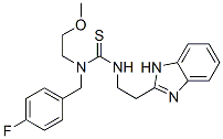 Thiourea, N-[2-(1H-benzimidazol-2-yl)ethyl]-N-[(4-fluorophenyl)methyl]-N-(2-methoxyethyl)- (9CI) CAS#: 606090-45-3