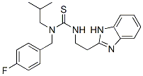 Thiourea, N-[2-(1H-benzimidazol-2-yl)ethyl]-N-[(4-fluorophenyl)methyl]-N-(2-methylpropyl)- (9CI) CAS#: 606090-43-1