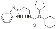 Thiourea, N-[2-(1H-benzimidazol-2-yl)ethyl]-N-cyclohexyl-N-cyclopentyl- (9CI) CAS#: 606090-48-6
