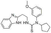 Thiourea, N-[2-(1H-benzimidazol-2-yl)ethyl]-N-cyclopentyl-N-(3-methoxyphenyl)- (9CI) CAS#: 606090-62-4