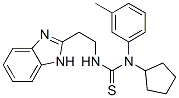 Thiourea, N-[2-(1H-benzimidazol-2-yl)ethyl]-N-cyclopentyl-N-(3-methylphenyl)- (9CI) CAS#: 606090-53-3