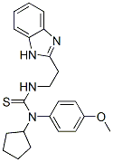 Thiourea, N-[2-(1H-benzimidazol-2-yl)ethyl]-N-cyclopentyl-N-(4-methoxyphenyl)- (9CI) CAS#: 606090-65-7