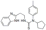Thiourea, N-[2-(1H-benzimidazol-2-yl)ethyl]-N-cyclopentyl-N-(4-methylphenyl)- (9CI) CAS#: 606090-56-6