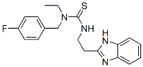 Thiourea, N-[2-(1H-benzimidazol-2-yl)ethyl]-N-ethyl-N-[(4-fluorophenyl)methyl]- (9CI) CAS#: 606090-40-8