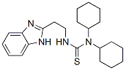 Thiourea, N-[2-(1H-benzimidazol-2-yl)ethyl]-N,N-dicyclohexyl- (9CI) CAS#: 606090-49-7