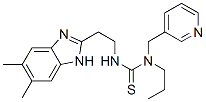 Thiourea, N-[2-(5,6-dimethyl-1H-benzimidazol-2-yl)ethyl]-N-propyl-N-(3-pyridinylmethyl)- (9CI) CAS#: 606091-52-5