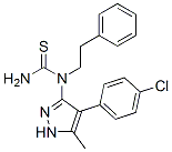Thiourea, N-[4-(4-chlorophenyl)-5-methyl-1H-pyrazol-3-yl]-N-(2-phenylethyl)- (9CI) CAS#: 606102-06-1