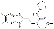 Thiourea, N-cyclopentyl-N-[2-(5,6-dimethyl-1H-benzimidazol-2-yl)ethyl]-N-(2-methoxyethyl)- (9CI) CAS#: 606091-39-8