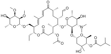 Tylosin, 3-acetate 4B-(3-methylbutanoate) CAS#: 63409-12-1