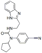 Urea, N-[2-(1H-benzimidazol-2-yl)ethyl]-N-(4-cyanophenyl)-N-cyclopentyl- (9CI) CAS#: 606091-24-1