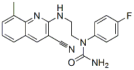 Urea, N-[2-[(3-cyano-8-methyl-2-quinolinyl)amino]ethyl]-N-(4-fluorophenyl)- (9CI) CAS#: 606105-00-4
