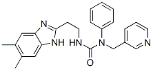 Urea, N-[2-(5,6-dimethyl-1H-benzimidazol-2-yl)ethyl]-N-phenyl-N-(3-pyridinylmethyl)- (9CI) CAS#: 606091-53-6