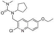 Urea, N-[(2-chloro-6-ethoxy-3-quinolinyl)methyl]-N-cyclopentyl-N,N-dimethyl- (9CI) CAS#: 606103-27-9