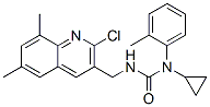 Urea, N-[(2-chloro-6,8-dimethyl-3-quinolinyl)methyl]-N-cyclopropyl-N-(2-methylphenyl)- (9CI) CAS#: 606116-56-7