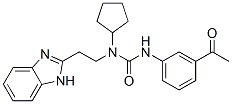 Urea, N-(3-acetylphenyl)-N-[2-(1H-benzimidazol-2-yl)ethyl]-N-cyclopentyl- (9CI) CAS#: 606091-15-0