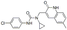 Urea, N-(4-chlorophenyl)-N-cyclopropyl-N-[(1,2-dihydro-6-methyl-2-oxo-3-quinolinyl)methyl]- (9CI) CAS#: 606095-09-4