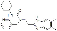 Urea, N-cyclohexyl-N-[2-(5,6-dimethyl-1H-benzimidazol-2-yl)ethyl]-N-(3-pyridinylmethyl)- (9CI) CAS#: 606091-60-5