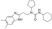Urea, N-cyclohexyl-N-cyclopentyl-N-[2-(5,6-dimethyl-1H-benzimidazol-2-yl)ethyl]- (9CI) CAS#: 606091-59-2