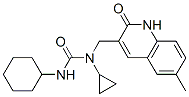 Urea, N-cyclohexyl-N-cyclopropyl-N-[(1,2-dihydro-6-methyl-2-oxo-3-quinolinyl)methyl]- (9CI) CAS#: 606116-16-9