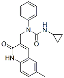Urea, N-cyclopropyl-N-[(1,2-dihydro-6-methyl-2-oxo-3-quinolinyl)methyl]-N-phenyl- (9CI) CAS#: 606095-06-1