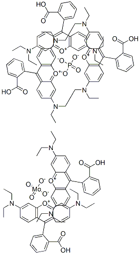 Xanthylium, 9-(2-carboxyphenyl)-3,6-bis(diethylamino)-, molybdatephosphate CAS#: 63022-09-3