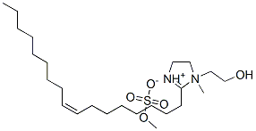 (Z)-2-(8-heptadecenyl)-4,5-dihydro-1-(2-hydroxyethyl)-1-methyl-1H-imidazolium methyl sulphate CAS#: 60875-26-5