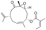 (Z)-2-Methyl-2-butenoic acid [(1S,3S,4Z,7S,10R)-4,10-dimethyl-7-isopropenyl-9-oxo-11-oxabicyclo[8.1.0]undec-4-en-3-yl] ester CAS#: 64185-22-4