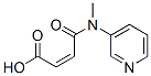 (Z)-3-(pyridin-3-ylmethylcarbamoyl)prop-2-enoic acid CAS#: 7252-23-5